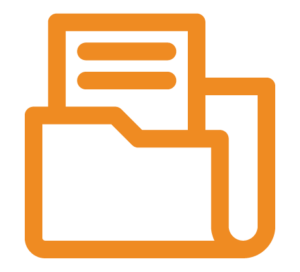 Icon representing organized solar projects and documentation by Suncovia, showcasing efficiency and transparency in renewable energy solutions.