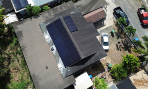 Solar install on a home