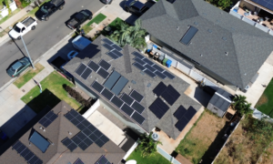 Solar install on a home