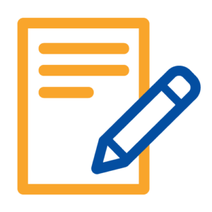 Icon of a notepad and pencil, representing Suncovia's step-by-step solar installation checklist for a seamless process.