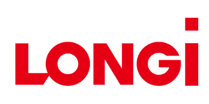 LONGi logo representing high-efficiency solar panel solutions offered by Suncovia, providing reliable solar technology.