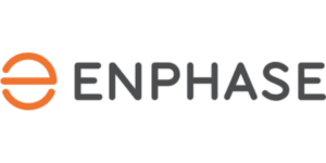 Enphase logo representing innovative solar inverter solutions offered by Suncovia for efficient energy management.
