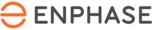 Enphase logo, representing a leading provider of solar microinverters and energy management technology