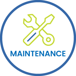 Maintenance icon for Suncovia’s expert solar system upkeep, ensuring optimal performance and energy efficiency.