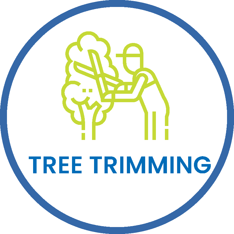 Tree trimming icon for Suncovia’s professional tree care services, promoting safe and efficient maintenance.