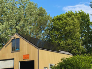 Solar panels installed by Suncovia on a residential rooftop in Main