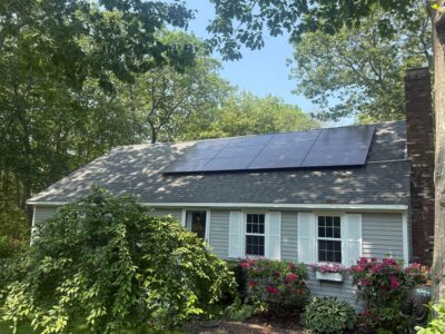 Maine homes with solar panels installed  by Suncovia