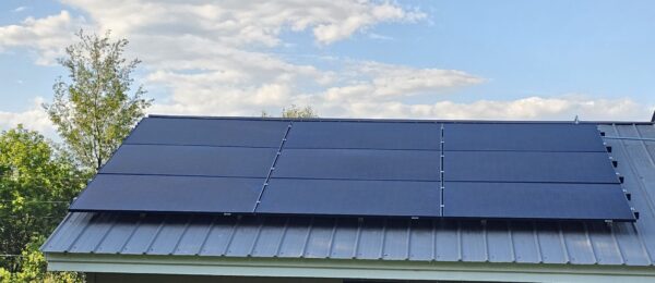 Residential rooftop solar panels in Aroostook County installed by Suncovia
