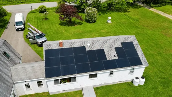 Homeowner in Connecticut locked in with solar installation reducing impact of Connecticut electricity rates